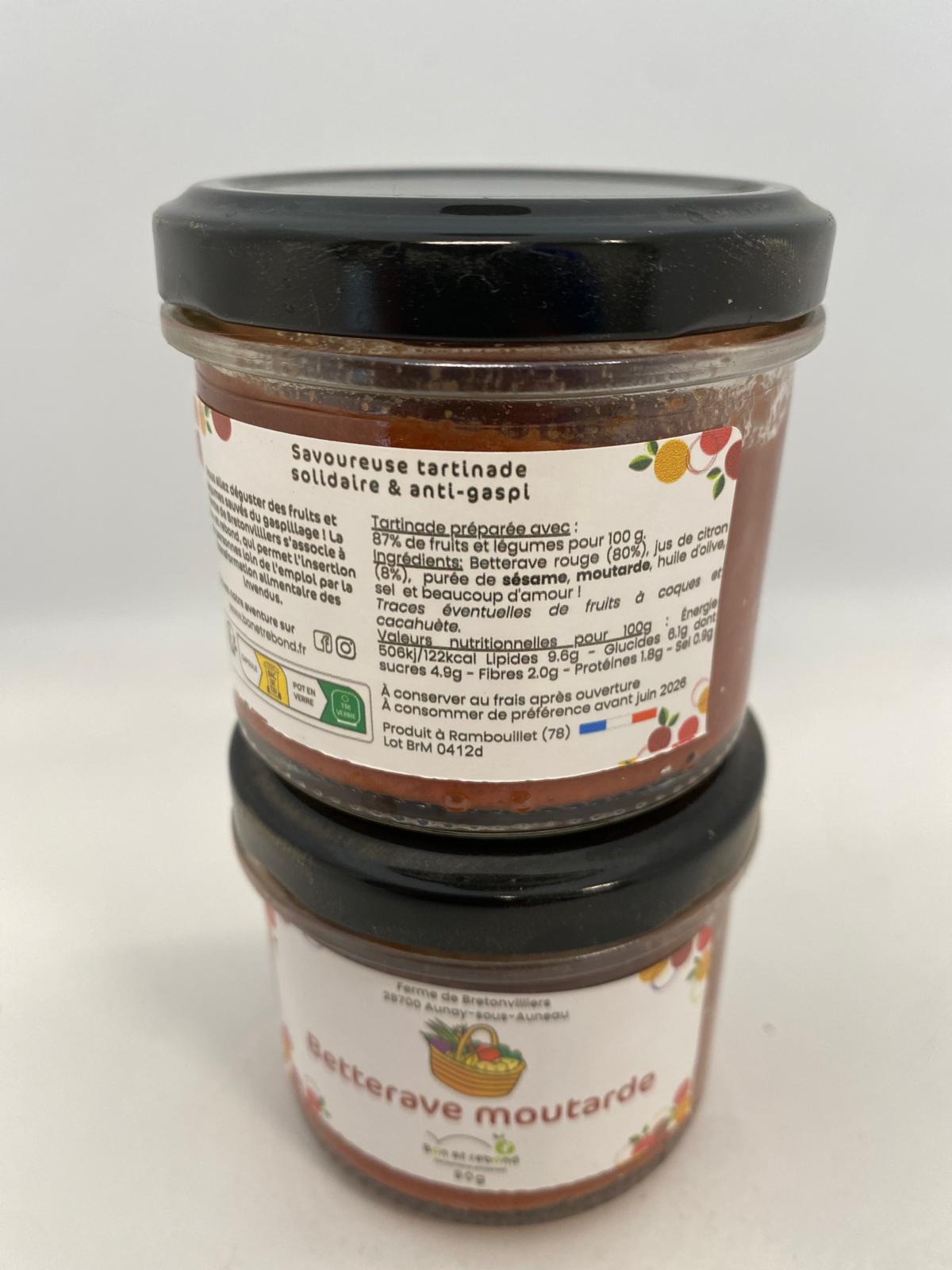 TARTINADE BETTERAVES