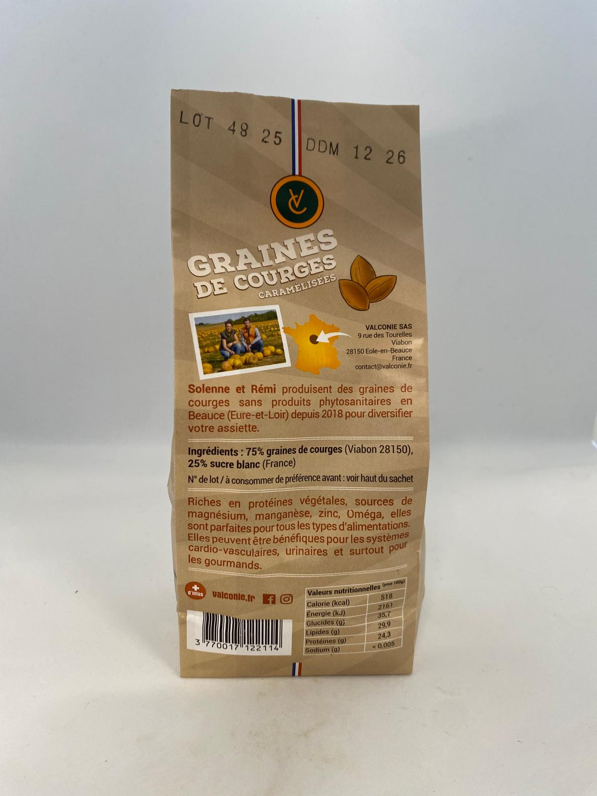 GRAINES DE COURGE CARAMELISEES